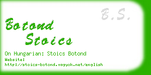 botond stoics business card